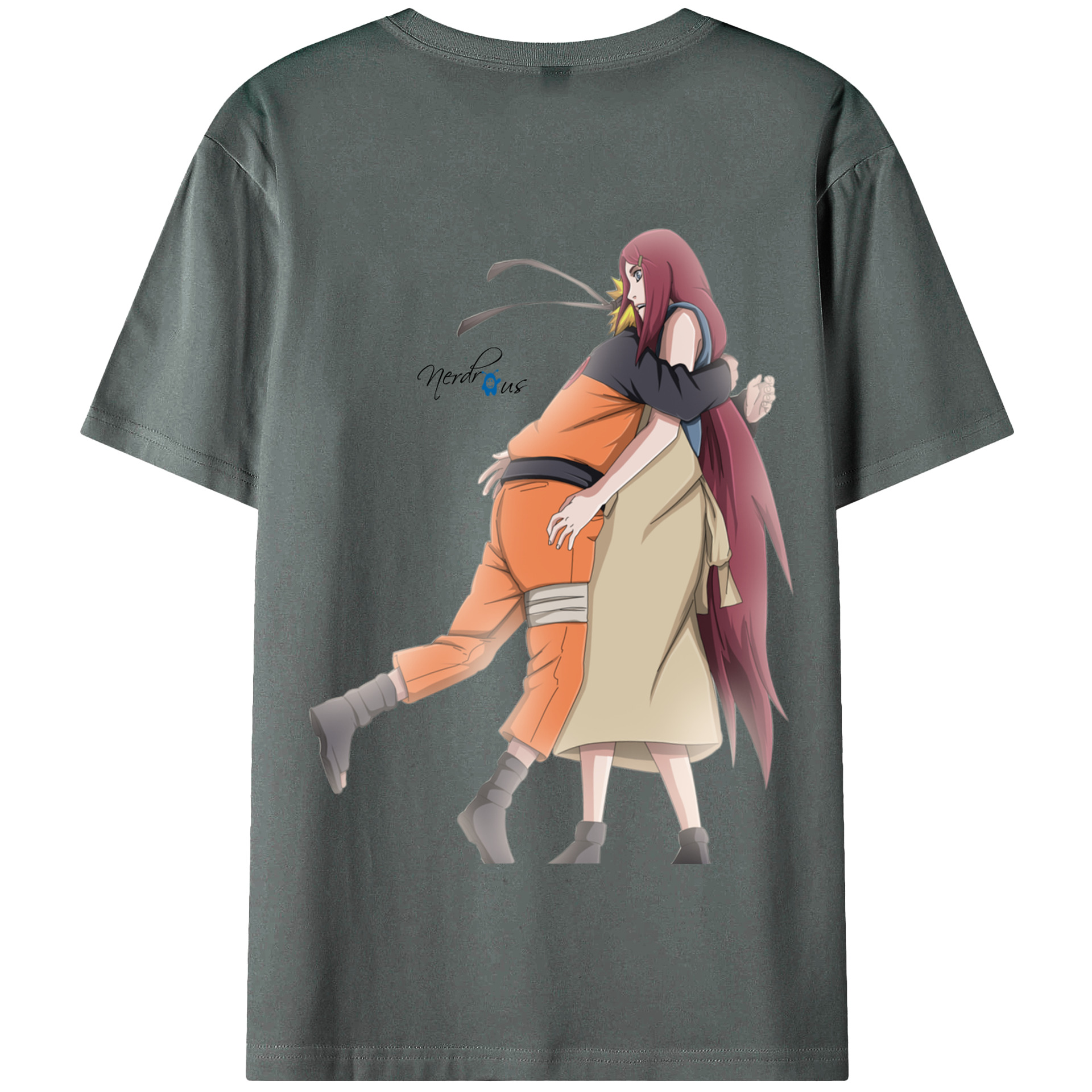 （画像用） NARUTO -ナルト- うずまき ナルト Uzumaki Naruto 綿100％半袖Tシャツ（背面プリント）